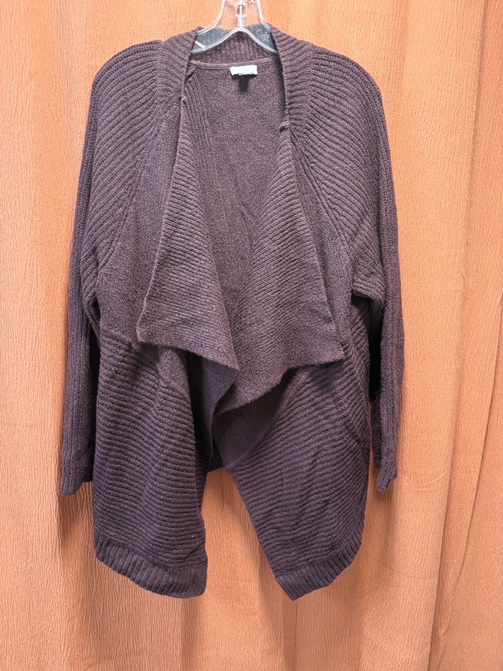 J. Jill women's plus size plum open cardigan sweater - size 2x